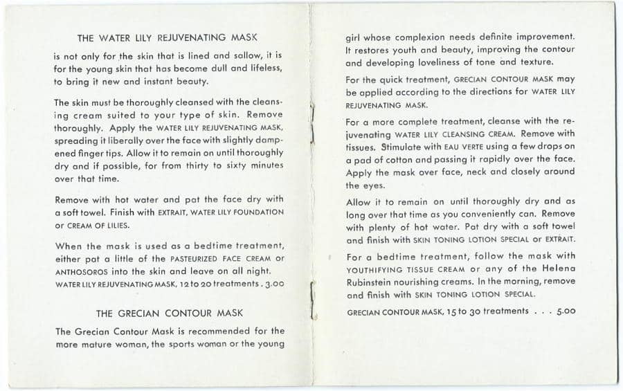 Beauty Masks pages 2-3