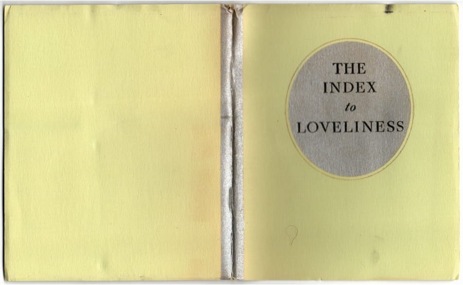 The Index to Loveliness Cover