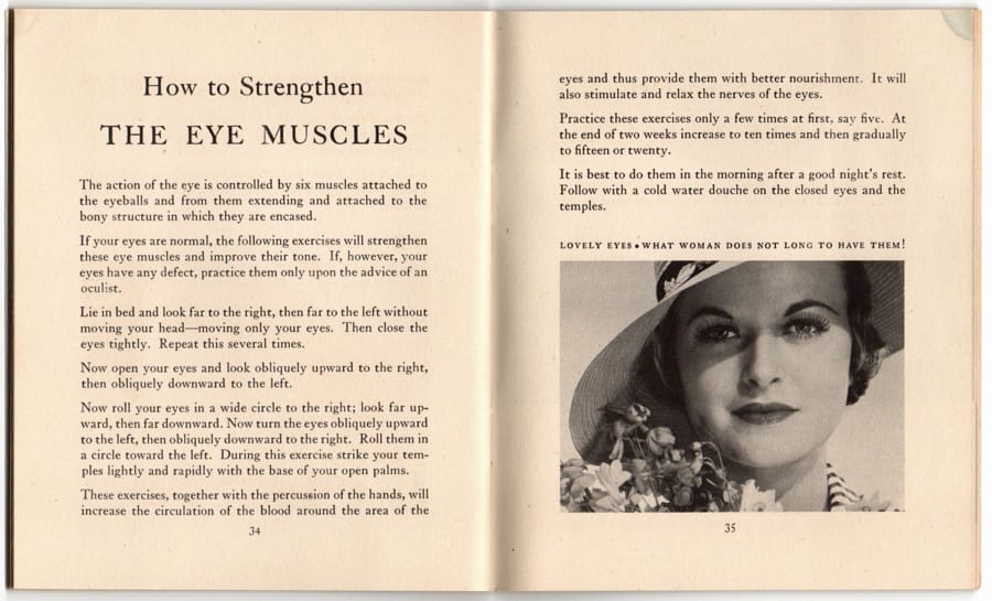 The Beauty Secret of the Woman who Never Got Old pages 34,35