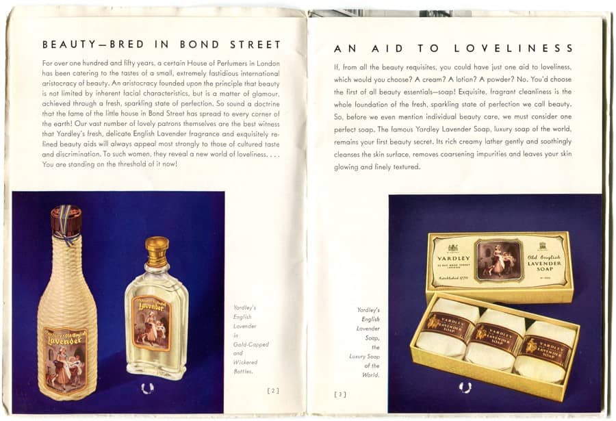 1937 Beauty Secrets from Bond Street pages 2-3