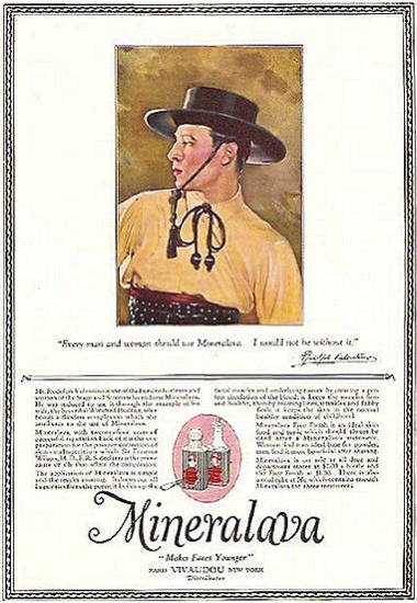 1923 Valentino and Mineralava