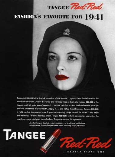 1940 Tangee Red Red