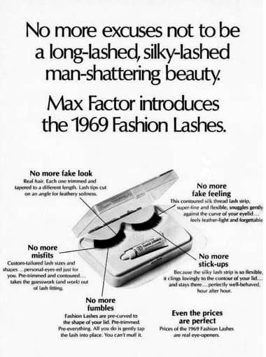 1969 Fashion Lashes by Max Factor