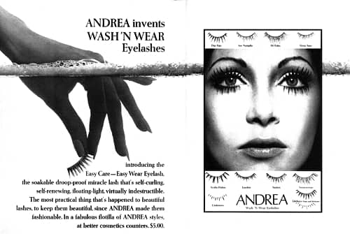 1971 Andrea Wash and Wear Eyelashes