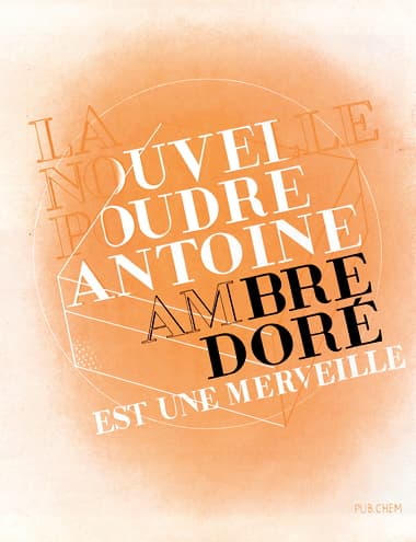1933 Antoine Ambre Dore Powder
