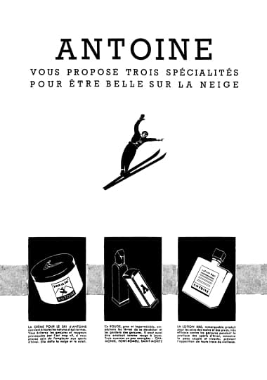 1936 Antoine ski cosmetics