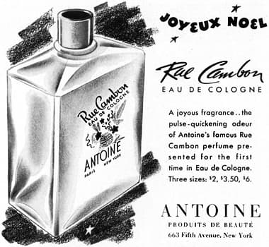 1938 Antoine Rue Cambon Cologne