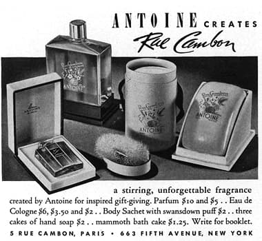 1939 Antoine Rue Cambon products