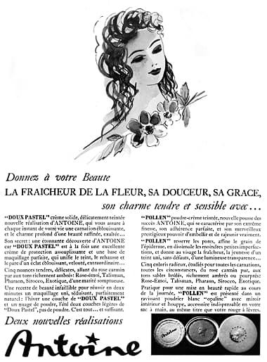 1957 Antoine Deux Pastel and Pollen Make-up