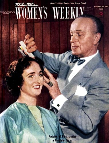 1957 Antoine on the cover of Womens Weekly