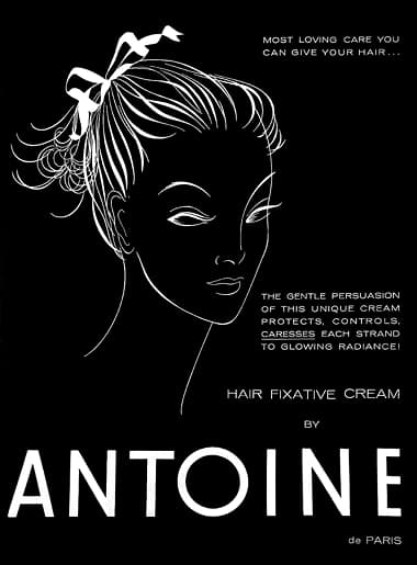 1958 Antoine Hair Fixative Cream