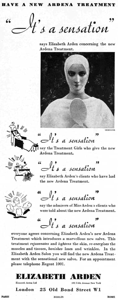 1933 Elizabeth Arden Sensation Treatment