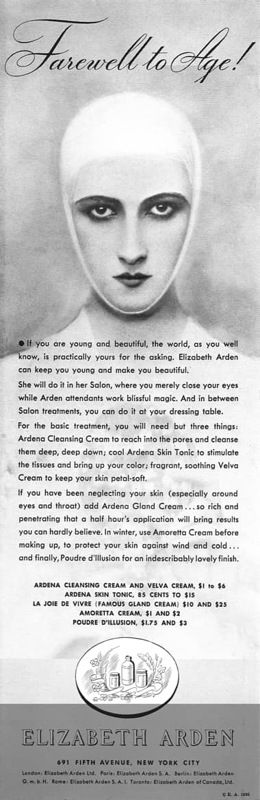 1935 Elizabeth Arden Gland Cream
