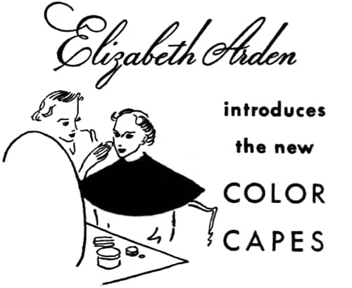 1936 Elizabeth Arden Color Capes