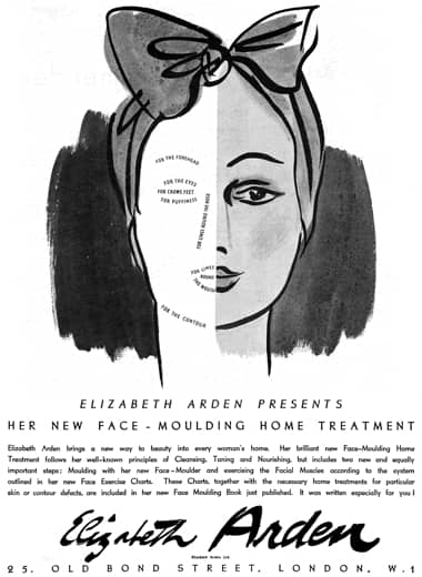 1938 Elizabeth Arden Face-Moulding Home Treatment