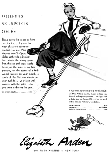 1939 Elizabeth Arden Ski-Sports Gelee