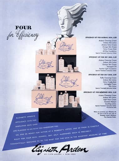 1943 Elizabeth Arden Efficiency Kits