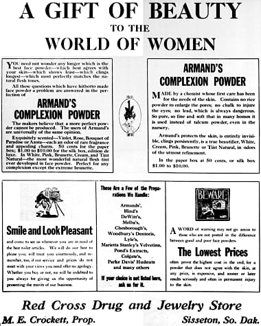 1916 Armand Complexion Powder.