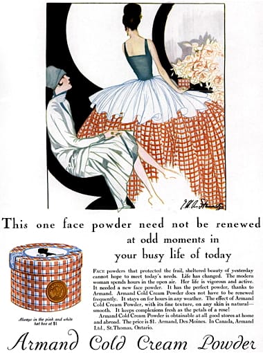 1928 Armand Cold Cream Powder