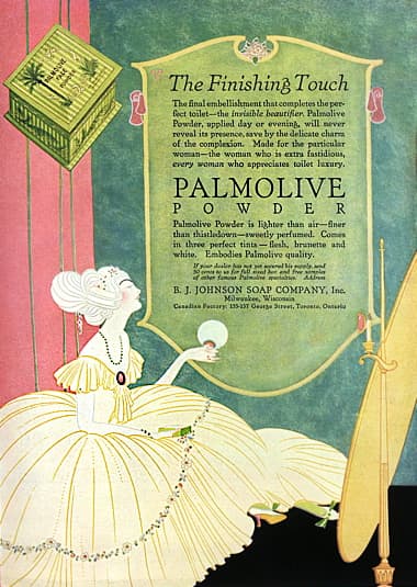 1916 Palmolive Powder