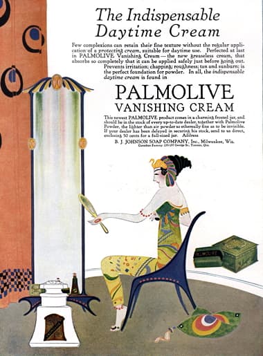 1916 Palmolive Vanishing Cream