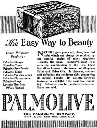 1920 Palmolive products