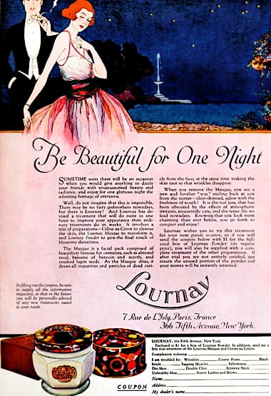 1922 Lournay Creme de Citron and Face Powder