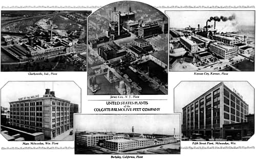 American factories of Colgate-Palmolive-Peet