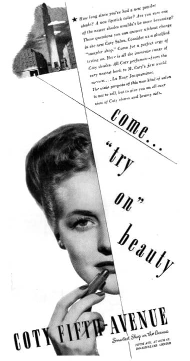 1942 Coty Salon