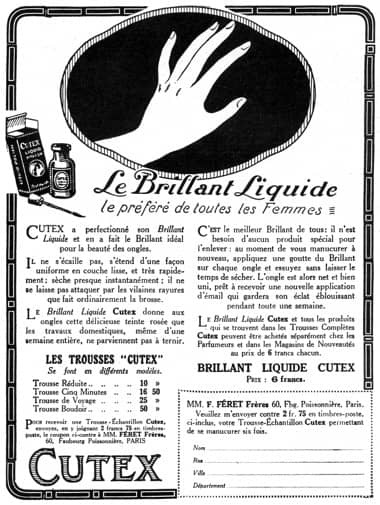 1924 Cutex Liquid Polish