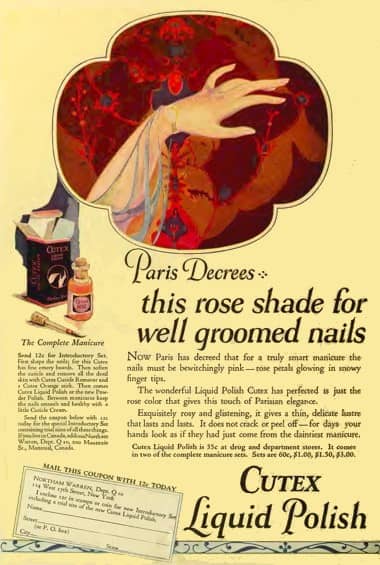 1924 Cutex Liquid Polish