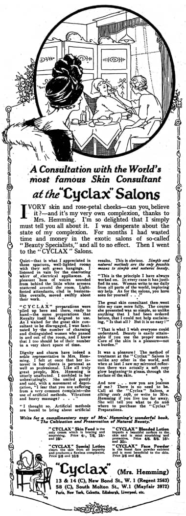 1924 Cyclax Salons