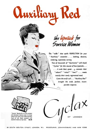 1939 Cyclax Auxiliary Red