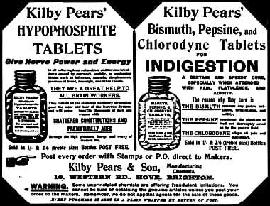 1901 Kilby Pears and Son