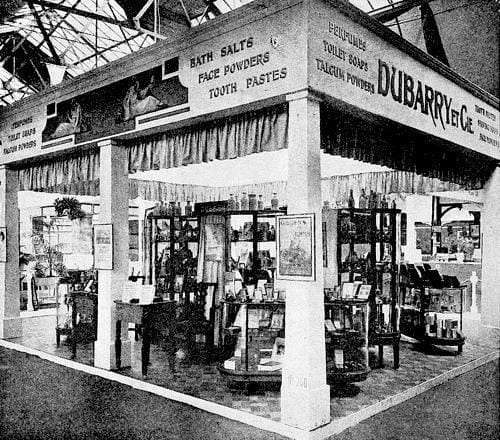 1922 Dubarry et Cie display at a trade fair