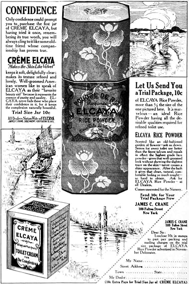 1913 Elcaya Rice Powder