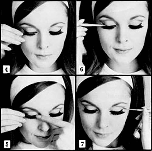 1965 Eylure eyelash application