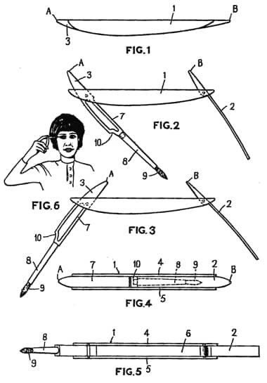 Drawings from the British patent GB1056211