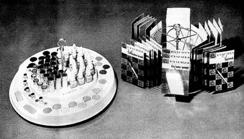 1969 Eylure display stands