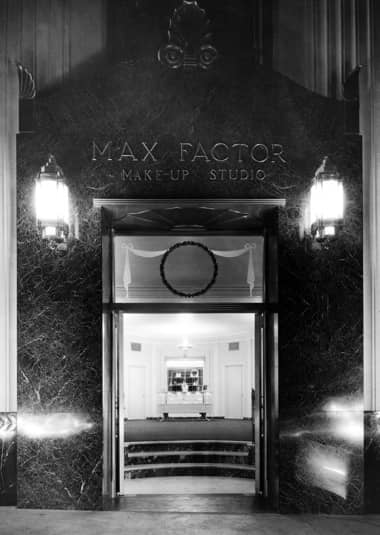 1938 Entrance to the Max Factor Make-up studio
