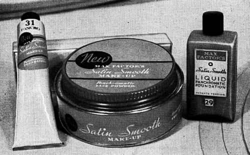 1938 Max Factor Satin Smooth Panchromatic Make-up