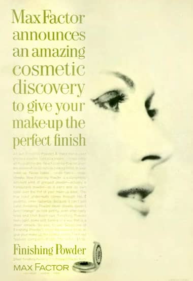 1961 Max Factor Finishing Powder