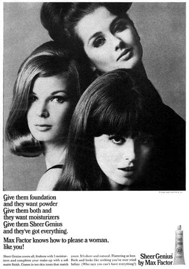 Sheer Genius Max Factor 1973