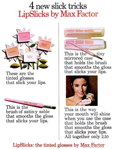 1967 Max Factor LipSlicks