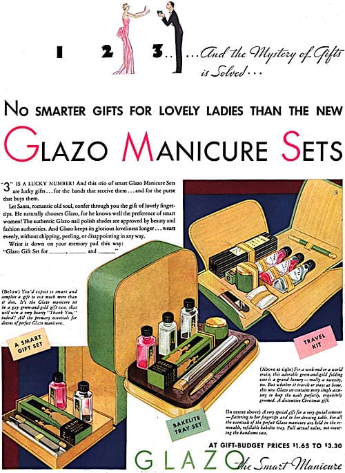 1932 Glazo Manicure sets