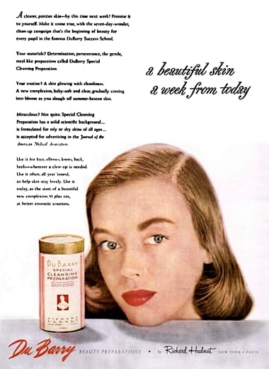 1946 Du Barry Special Cleansing Cream