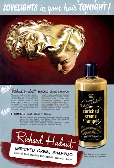 1949 Richard Hudnut Enriched Creme Shampoo
