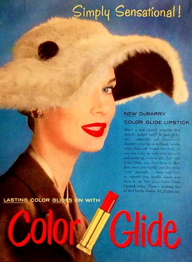 1955 Du Barry Color Glide Lisptick