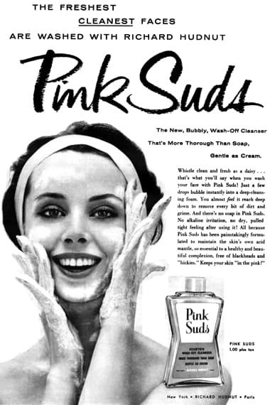 1955 Richard Hudnut Pink Suds