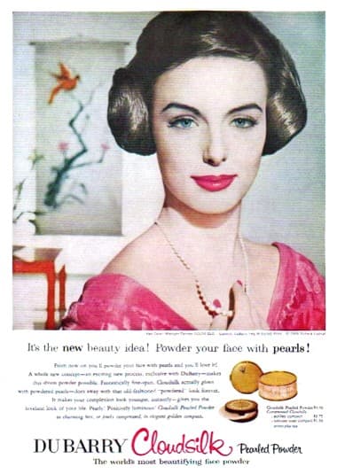 1959 Du Barry Cloudsilk Pearled Powder